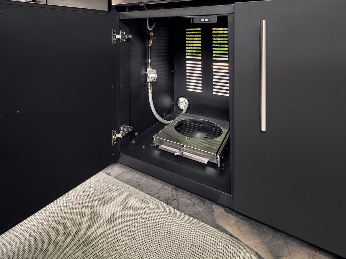 Emory | 12-Foot Outdoor Kitchen Island with Built-In Griddle & Pizza Oven